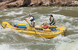 Oar Boat Rafting in the Grand Canyon