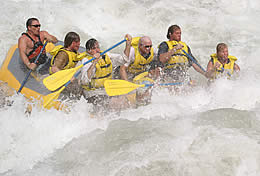 Paddle Rafting in the Grand Canyon