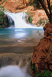 Waterfall on the Grand Canyon